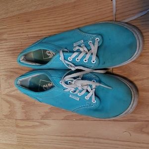 Vans Low Rise Sneakers Turquoise Size 6